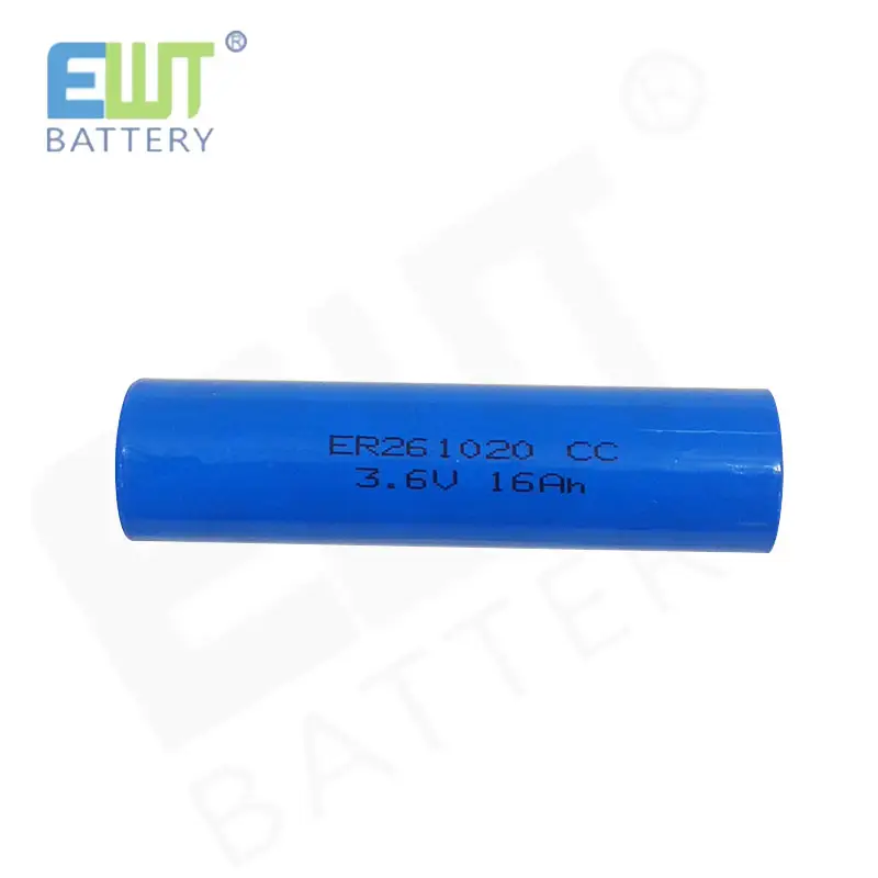 Lisocl2 ER261020 CC Double C 3.6V 16Ah Lithium Battery