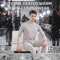Ensemble de sous-vêtements thermiques respirants pour homme Lijia, épaissis pour l'hiver, avec haut à manches longues et pantalon