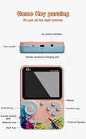 Console de jeu portable rétro rechargeable 500-en-1 avec manette, console de jeu vidéo Gameboy pour jeux portables