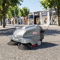 Balayeuse à main électrique Yangzi S3 pour voirie et routes, machine de balayage de sols industriels