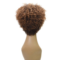 Nouveautés Perruques Courtes Frisées de 10 Pouces pour Femmes Noires, Synthétiques, Fabriquées à la Machine, Réglables, Style Afro Bouclé Profond, Coupe Pixie, Bonnet Petit Format