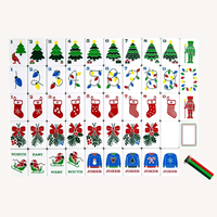 Fichas de Mahjong de Cristal Grabadas, Ecológicas y Duraderas, Brillantes, para 160 Piezas, Ideales para Cenas Navideñas, Directo de Fábrica