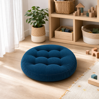 Coussin de sol rond imperméable pour enfants siège enfant extérieur Patio lin tufté coussin de sol pour oreillers de bureau