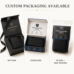 Bolsa Multifuncional con Bloqueo de Señal RFID Faraday, Anti-Rastreo, para Privacidad del Teléfono, Organizador de Viaje con Clip para Llaves, Venta al Por Mayor - Product Image 5
