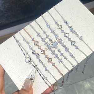 Mariposa dije para pulsera 925 plata esterlina 5mm.5 quilates moissanite piedra pulseras pulsera H pulsera pulseras con letras - Product Image 1