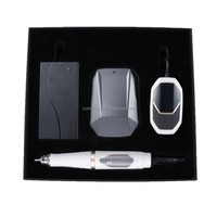 Mini perceuse à ongles sans fil ultra-compacte avec commande au pied, pièce ergonomique portable, machine électrique de manucure pour les soins quotidiens des ongles