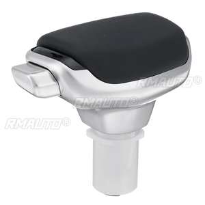 Poignée de levier de vitesses automatique noire en cuir PU pour Renault Koleos Nouveau Kadjar 2016 2017 2018 2019 - Product Image 1