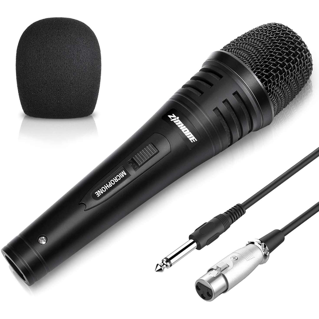 Best Professional Karaoke Mic Handheld Dynamic Wired Microphone Set for Recording Vocals