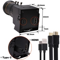 Webcam industrielle 4K avec capteur IMX415 8MP 30fps pour USB H.265/H.264/MJPEG, objectif zoom varifocal manuel