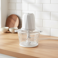 Hachoir Électrique 2L pour Viande/Légumes/Fruits/Ail/Nourriture pour Animaux/Oignon