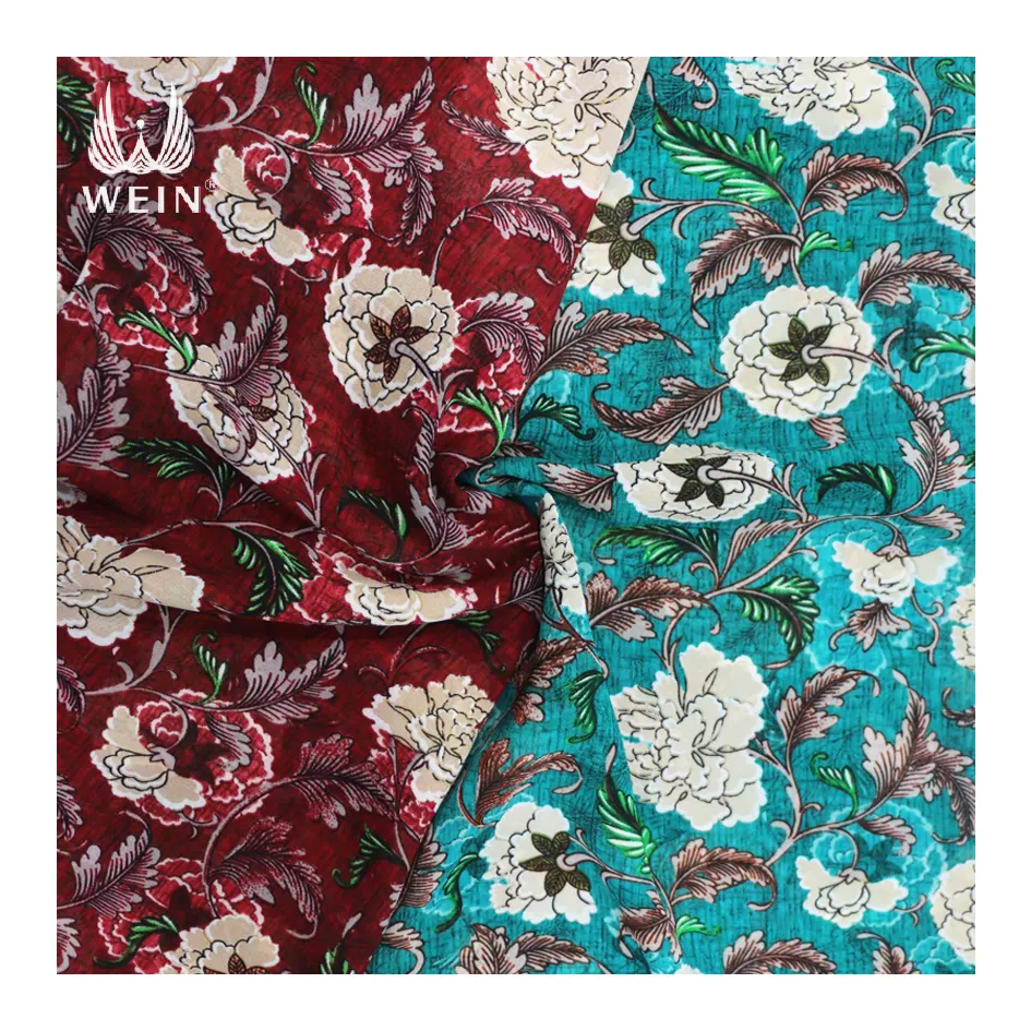 WI-A08 stocklot di materiale tessile di alta qualità telas estampadas para vestifo