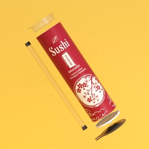 Tubo di Carta Personalizzato per Sushi Pushi Pop con Bacchette, Biodegradabile, Confezione Cilindrica in Carta per Alimenti - Product Image 5