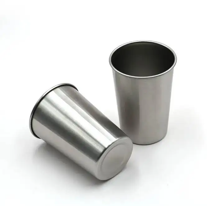 12oz / 350ml Premium çelik Tumbler paslanmaz çelik dayanıklı Metal istiflenebilir bardaklar tek kullanımlık çevre dostu Drinkware