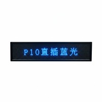 Módulo LED Azul Programable P10 DIP de 320x160mm, Panel de Pantalla Desplazable de un Solo Color para Exteriores IP65