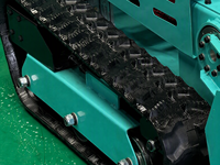 Tondeuse robotisée télécommandée sur chenilles RC, lame de 800 mm, moteur diesel 4 temps, pour terrains accidentés, vergers et fermes, homologuée CE EPA