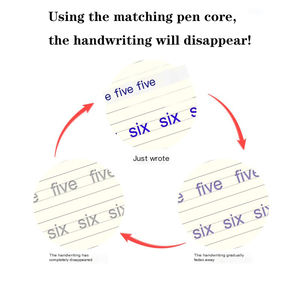 EN STOCK Número Libros del alfabeto inglés Juego de libros de caligrafía Cuaderno para una escuela Libro de práctica de escritura a mano acanalado para niños - Product Image 6