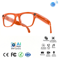 Lunettes intelligentes innovantes avec caméra, imagerie haute définition sans tremblement, assistant vocal IA, reconnaissance visuelle intelligente