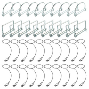 Goupilles d'attelage 8 mm x 70 mm à tête cylindrique, finition brillante, style standard pour usage général - Product Image 5