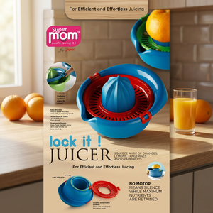 Presse-agrumes manuel Anax pour citron, lime et orange, avec bol filtrant, pour la maison et la cuisine - Product Image 2