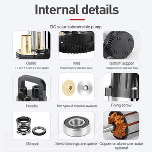 Pompe à <span class=keywords><strong>eau</strong></span> solaire submersible DC 12V 24V 48V à haute pression et grand débit ZQB12V, ZQB24V, ZQB48V - Product Image 3