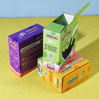 Scatole per Imballaggio con Finestra in Cartone Ondulato Personalizzate, Certificate Ecologiche, Rivestite in Spugna, per Cocktail e Bevande Miste di Grado Alimentare