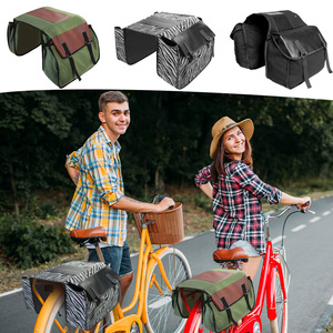 Bolsa para bicicleta, lona plegable de gran capacidad para bicicleta de montaña, ciclismo, uso al aire libre - Product Image 1