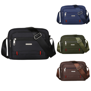Sac messager <span class=keywords><strong>rectangulaire</strong></span> en polyester, dernier design, imperméable, pour voyages en plein air, sac bandoulière tendance pour hommes - Product Image 1