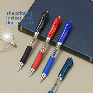 Papelería para Oficina y Escuela, Bolígrafo de Gel Retráctil de Gran Capacidad de 0.5 mm, Bolígrafo de Plástico con Logotipo Personalizado al por Mayor - Product Image 3