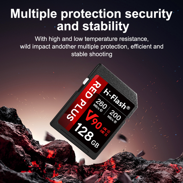 H-Flash Factory Wholesale SD Card 4GB 8GB 16GB 32GB 64GB 128GB 256GB High Speed SD Card