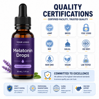 Gouttes de mélatonine pour le sommeil – Gouttes quotidiennes pour la nuit avec formule premium Pure Vital – Les meilleures gouttes naturelles pour le bien-être