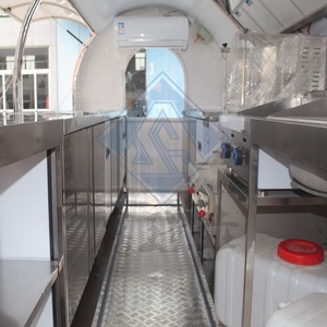 รถขายอาหารขนาดเล็กพร้อมตู้ทำไอศครีมทอดแบบอะลูมิเนียมเต็มรูปแบบในครัว - Product Image 4