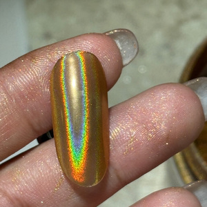 SH Super Shifting Magic Mirror Nail Art Powder 0,3g Acrílico Efecto metálico Pigmento de cromo holográfico para DIY Christmas Shining - Product Image 5