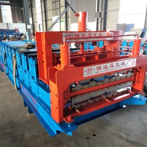 Kim loại tráng men ngói tạo thành máy mô hình sóng màu thép ngói tạo thành máy cổ bằng kính ngói tạo thành máy - Product Image 5