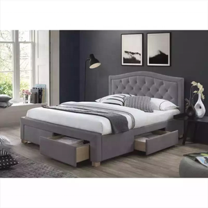 Muestra Gratis Marco de Litera Tamaño King de Lujo en Madera Maciza, Cama <span class=keywords><strong>Matrimonial</strong></span> Completa Moderna Individual, Doble, Queen - Product Image 5