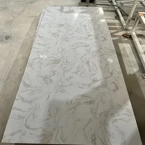 Best selling quality marble pvc sheet alternative to marble for home decor plastic wall panel