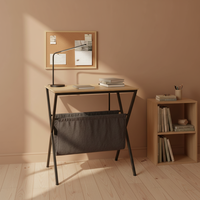 Table console moderne avec support à magazines en métal en forme de X, pour hôtel, maison, salon, chambre, entrée, salle à manger, cuisine, USB