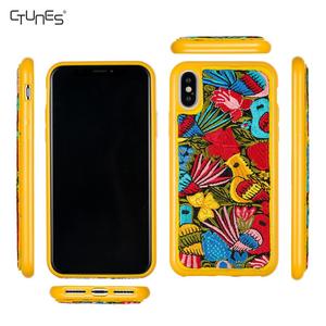 Broderie de luxe Étui En Cuir Motif <span class=keywords><strong>Coque</strong></span> De Téléphone Personnalisée Pour <span class=keywords><strong>iPhone</strong></span> <span class=keywords><strong>XS</strong></span> Pour <span class=keywords><strong>Apple</strong></span> Protecteur de Couverture Arrière - Product Image 2