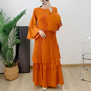 white christmas dresses Eid Dress Arab Middle East Women Bronzing Kaftan Caftan Dress – Urgarment main image 1