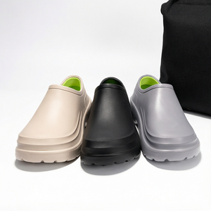 Wholesale Steel Toe Chef <b>Shoes</b> PU Upper Anti-<b>Slip</b> <b>Waterproof</b> EVA <b>Slip</b>-<b>on</b> Kitchen Work Clog Safety Unisex OEM - Product Image 1