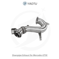 Tuyau d'échappement YT pour Mercedes Benz GT43 GT50 GT53 GLE53 S450 S500 M256 en acier inoxydable 304