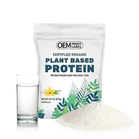 Aangepaste Private Label Plantaardige Eiwitpoeder OEM Vegan Erwten-Rijst-Soyamix Verbetert Spierherstel voor Voedingshoge Shake
