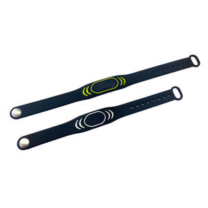 Bracelet RFID en silicone souple, taille bébé, avec logo couleur personnalisé, NFC NTAG 213, pour événements et identification (vente en gros) - Product Image 3