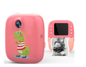 Digitale Sofortbild-Minikamera für Kinder CMOS Fotografieren Geschenkidee für Kinder Druckt Fotos auf MicroSD - Product Image 1