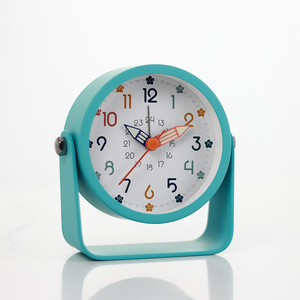 Reloj Despertador Metálico de Diseño Silencioso con Movimiento de Segundero Continuo para Escritorio de Estudiantes, Reloj de Cuarzo Simple, Dropshipping Shopify - Product Image 4