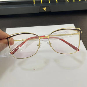 Nouvelles lunettes de soleil pour femmes tendance <span class=keywords><strong>2023</strong></span>, style œil de chat, le <span class=keywords><strong>blockbuster</strong></span> arrive, monture optique en métal de haute qualité, vente en gros - Product Image 2
