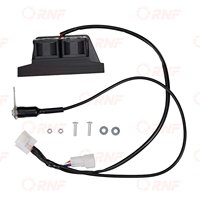 Motorrad Dual-DC-Controller Kühlventilator-Set mit Schalter, ABS-Gehäuse, wasserdichter Stecker für Surron Ultra Bee Elektro-Dirtbike