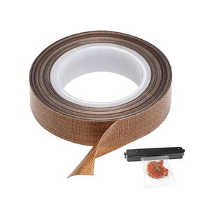 Nhà Máy 20 mét <span class=keywords><strong>PTFE</strong></span> tráng vải chịu nhiệt cao dính nhiệt độ cao <span class=keywords><strong>PTFE</strong></span> sợi thủy tinh băng cho chân không - Product Image 6