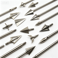 Pointes de flèches en acier inoxydable à visser, pointes de chasse et pointes de tir pour le tir à l'arc, la pêche à l'arc et la pratique du tir sur cible