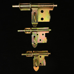 Left And Right Door Bolts 5 6 <b>8</b> Inch Zinc Plated <b>Iron</b> Easy Installation Industrial Design For Security Doors - Product Image 2