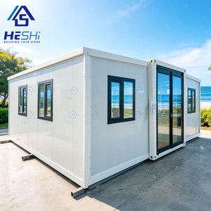 บ้านสำเร็จรูปแบบขยายได้มาตรฐาน AU ขนาด 20 ฟุต 40 ฟุต 1 2 3 4 5 ห้องนอน บ้านขนาดเล็กทันสมัย ราคาประหยัด - Product Image 1